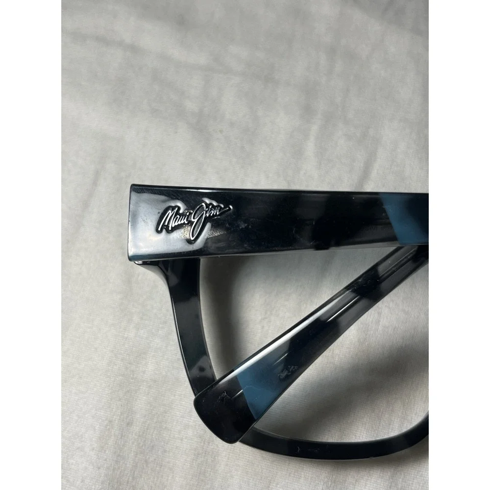 Maui Jim Hanapaa MJ 538-03J Sunglasses Blue Gray Frames 53-18-133